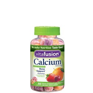 Vitafusion Calcium 500 mg Creamy Swirled Fruit Gummies