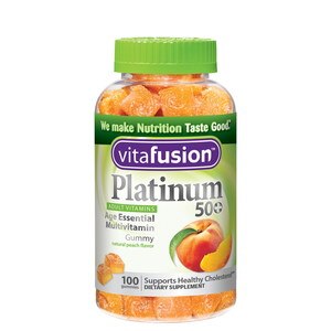 Vitafusion Platinum Multivitamin Gummy Vitamins 50+