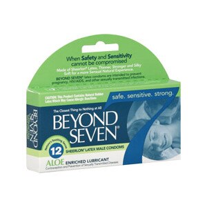 Beyond Seven Sheerlon Latex Aloe Condoms