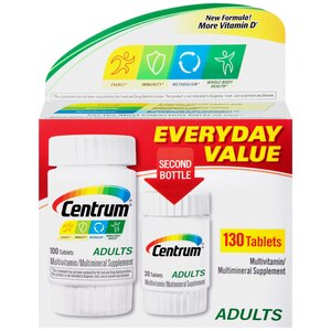Centrum Multivitamin/Multimineral Tablets