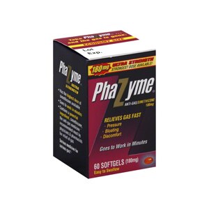 Phazyme Ultra Strength Gas Relief 180 Mg Softgels