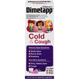 Children's Dimetapp Cold & Cough Liquid Grape Flavor