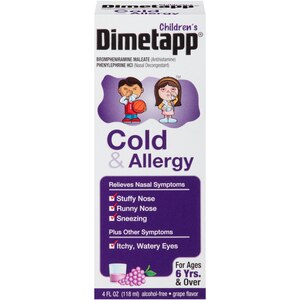 Dimetapp Cold & Allergy For Children Grape Flavor
