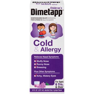 Dimetapp Cold & Allergy For Children Grape Flavor