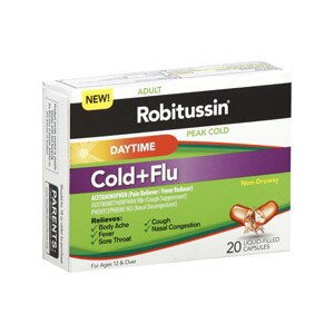 Robitussin Daytime Cold & Flu Liquid-Filled Capsules