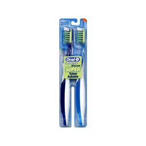 Oral-B Cross Action Vitalizer Toothbrushes Soft Regular Value Pack