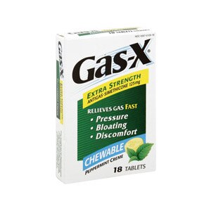 Gas-X Chewable Tablets Extra Strength Peppermint Creme
