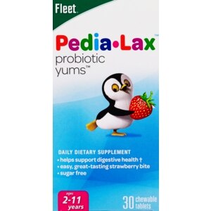 Fleet Pedia-Lax Probiotic Yums Chewable Tablets