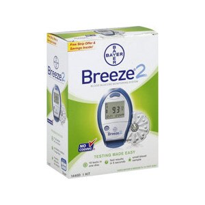 Bayer Breeze 2 Blood Glucose Monitoring System 1440