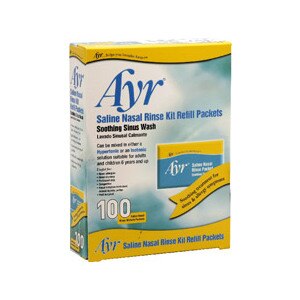 Ayr Saline Refill Packets Nasal Rinse Kit