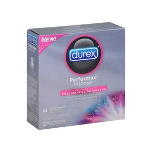 Durex Performax Intense Latex Lubricated Condoms