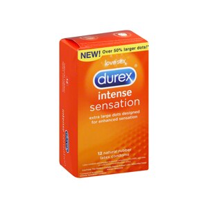 Durex Intense Sensation Natural Rubber Latex Condoms