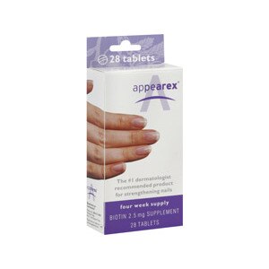 Appearex Nail Biotin Supplement 2.5 mg Tablets