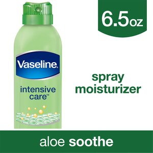 Vaseline Spray & Go Moisturizer, Aloe Fresh