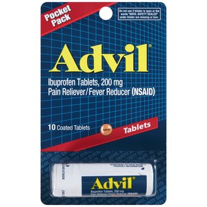 Advil Ibprofen Tablets 200 mg Pocket Pack