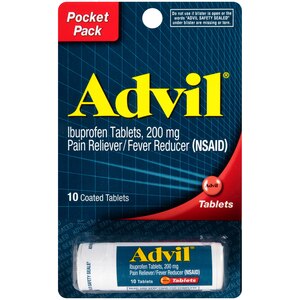 Advil Pain Reliever/Fever Reducer Ibuprofen Tablets 200mg