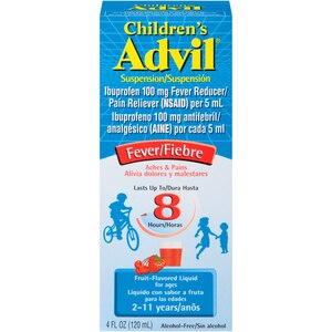 Advil Children's Suspension Fever Reducer/Pain Reliever Fruit-Flavored Liquid