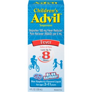 Advil Children's Suspension Blue Raspberry Flavored