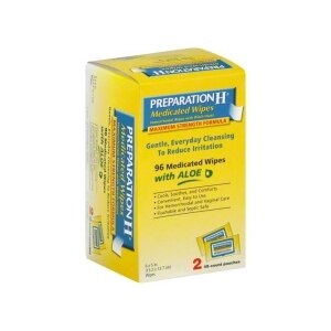 Preparation H Maximum Strength Formula Medicated Wipes