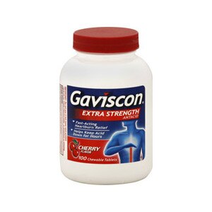 Gaviscon Tablets Extra Strength Cherry Flavor