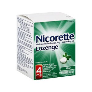 Nicorette Lozenges 4 Mg Mint Flavor