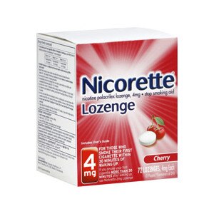 Nicorette Lozenges 4 Mg Cherry Flavor