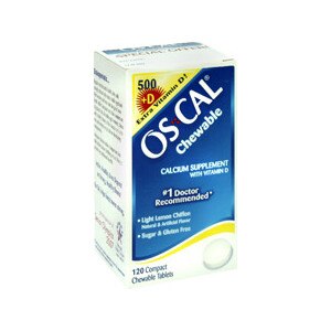 Os-Cal Calcium Supplement 500 + D Light Lemon Chiffon