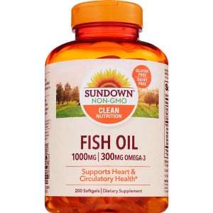 Sundown Naturals Fish Oil 1000 mg Softgels