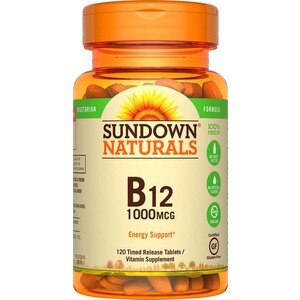 Sundown Naturals High Potency B-12 Tablets 1000 mcg