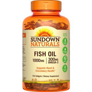 Sundown Fish Oil Softgels 1000 mg