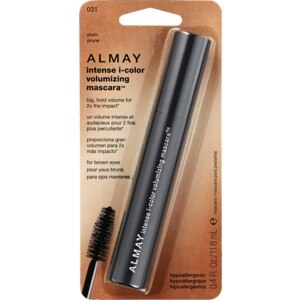 Almay Intense I-Color Volumizing Mascara for Brown Eyes, Plum 031