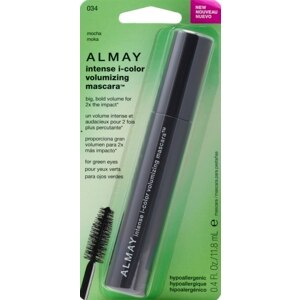 Almay Intense I-Color Volumizing Mascara for Green Eyes, Mocha 034