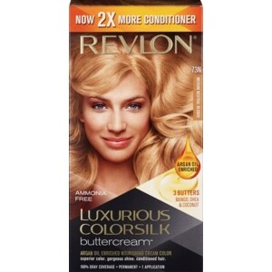Revlon Luxurious Colorsilk Buttercream Permanent Hair Color, Medium Neutral Blonde 73N