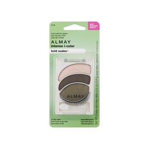 Almay Intense I-Color Eyeshadow Powder, Bold Nudes for Greens 414