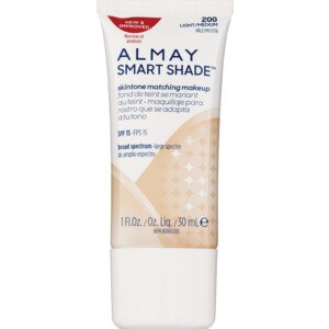 Almay Smart Shade Skintone Matching Makeup SPF 15, Light/Medium 200