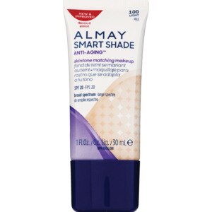 Almay Smart Shade Anti-Aging Skintone Matching Makeup SPF 15, Light 100