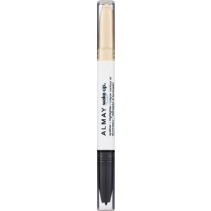 Almay Wake Up Eyeliner + Highlighter, Black Jolt & Iced Gold 010