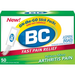 BC Arthritis Formula Fast Pain Relief Powders
