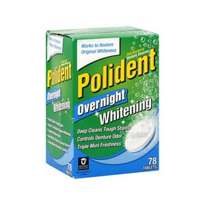 Polident Overnight Whitening Tablets