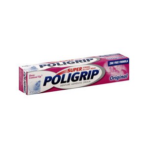 Super Poligrip Denture Adhesive Cream Original