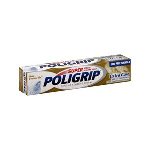 Super Poligrip Denture Adhesive Cream Extra Care