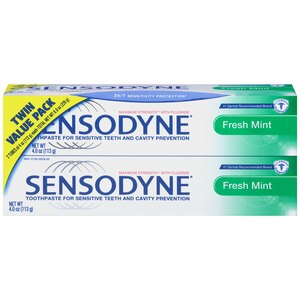 Sensodyne Maximum Strength Toothpaste with Fluoride Fresh Mint Value Pack