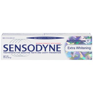 Sensodyne Maximum Strength Toothpaste with Fluoride Extra Whitening