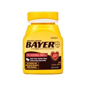 Bayer Aspirin 325 mg Coated Tablets