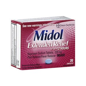 Midol Naproxed Sodium Tablets Extended Relief
