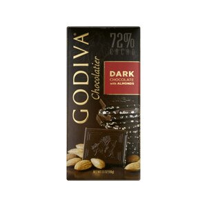 Godiva Chocolatier 72% Cacao Dark Chocolate with Almonds