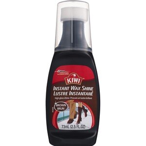 Kiwi Leather Brown Instant Wax Shine