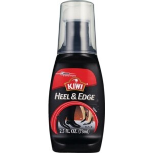 Kiwi Leather Heel & Sole Edge Color Renew Black