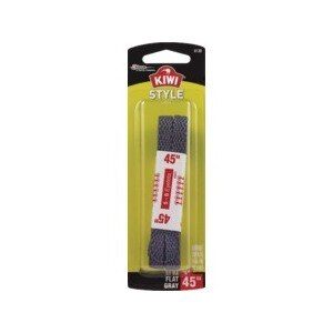Kiwi Style Laces, Flat Gray 45