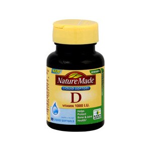 Nature Made Vitamin D 1000 IU Liquid Softgels